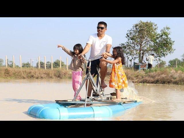 Amazing DIY - PVC boat handmade - Khmer invention (Second edition)