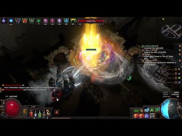 Poe 3.21 Blade vortex phys to cold to fire build