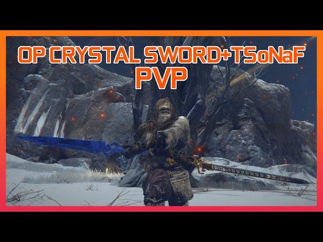 Dual Straight Sword OP PVP Build - Elden Ring | Crystal Sword + Night and Flame