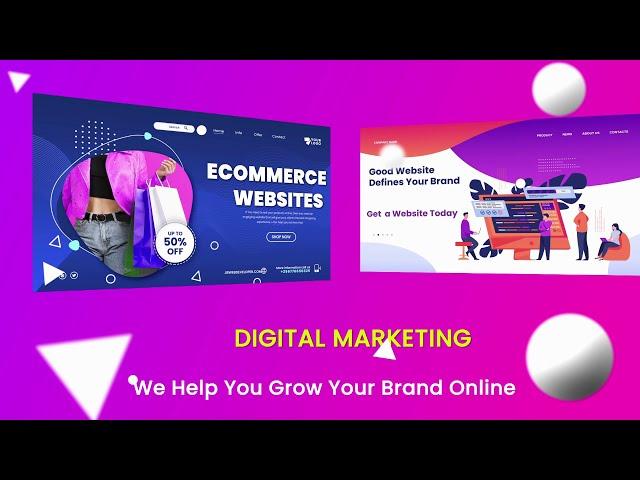 Website Presentation promo |Digital Marketing Promo Made In After Effects | JB WEBDEVELOPER