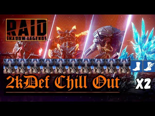 Чилим в Raid SL #51 | Х2+Х10+Х2 на сеты скорости |Помощь по игре | 2kDef Chill Out