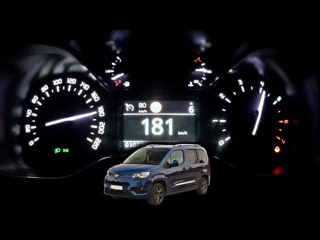 Toyota Proace City Verso 1.5 D‑4D 96 kW | Acceleration test