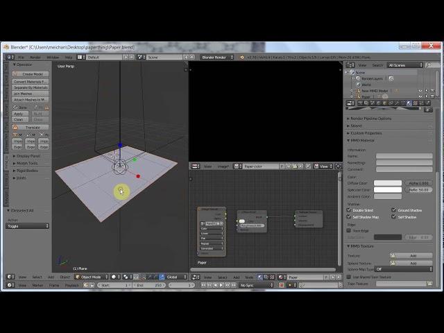 How to Export PMX Models from Blender using MMD_Tools