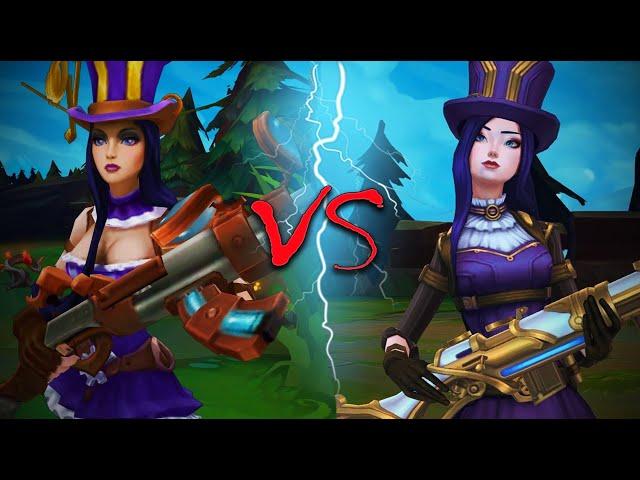 CAITLYN VISUAL UPDATE REWORK 2021 ALL SKINS OLD VS NEW COMPARISON - League of Legends