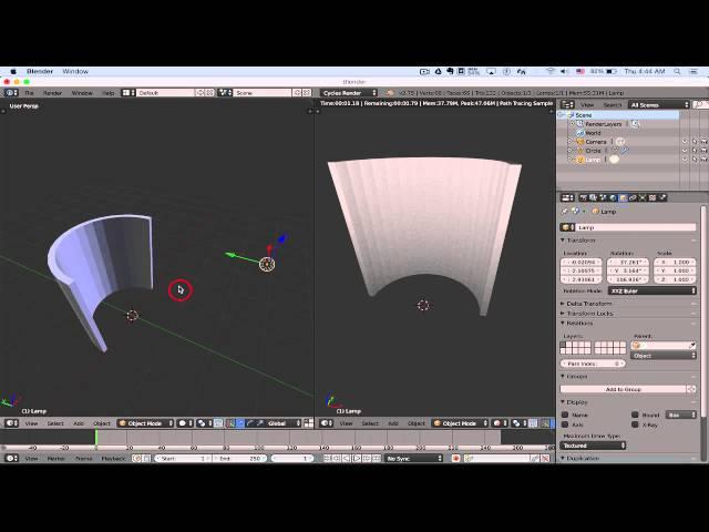 Blender-Solidify Modifier