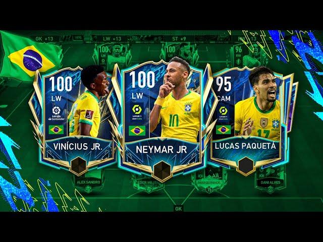 I built Full Master Best Brazil Squad - FIFA Mobile 22