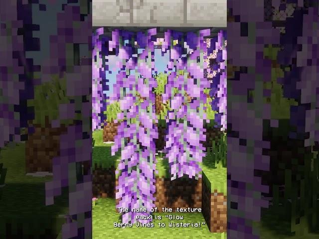 Better Glow Berry Vines! | #shorts #minecraft #texturepack