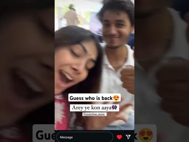 Tanishka bahl and anuj together  #music #lovesong #song#anujrehan #tanishkabahl