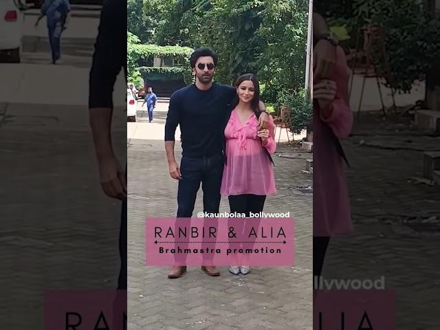 Parents to be #aliabhatt #ranbirkapoor spotted for #brahmastra promotions| #shorts