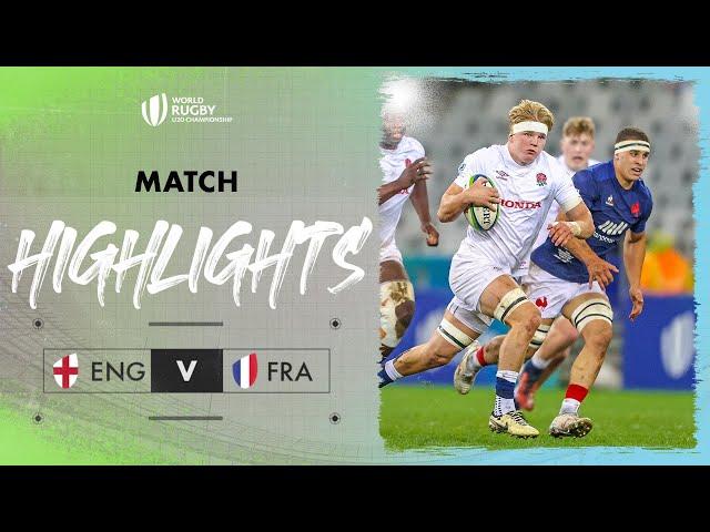 England are CHAMPIONS | England v France | World Rugby U20 Championship 2024 Match Highlights