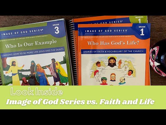 Look Inside Image of God Series Ignatius Press| Compare to Faith and Life Series