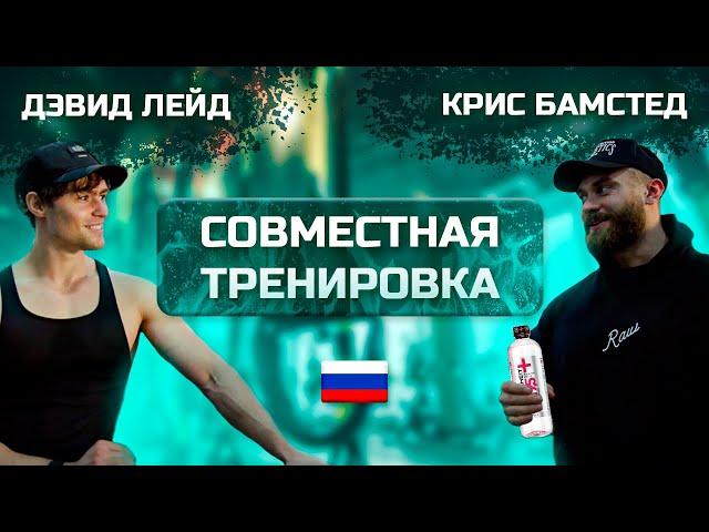 КРИС БАМСТЕД И ДЕВИД ЛЕЙД! Совместная тренировка на Русском