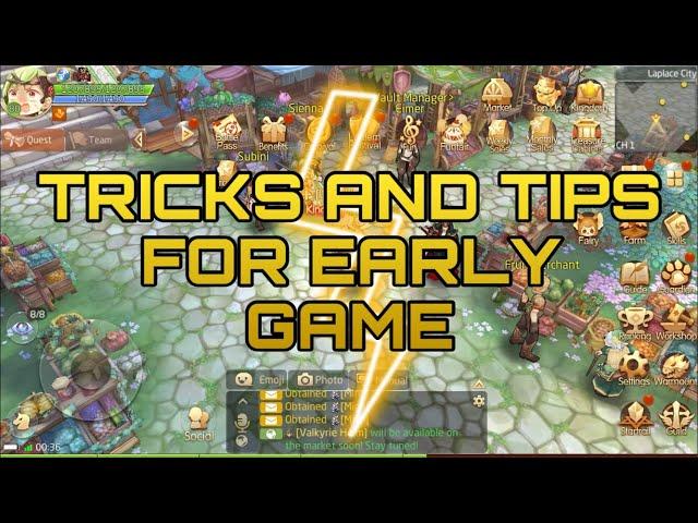 Tricks-Tips for early game | Tales Of Wind