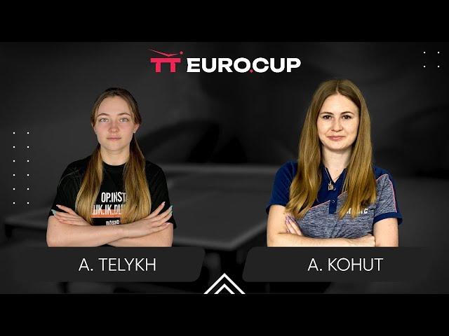 18:40 Anastasiia Telykh - Alina Kohut 05.11.2024 TT Euro.Cup Women Ukraine Star. TABLE 4