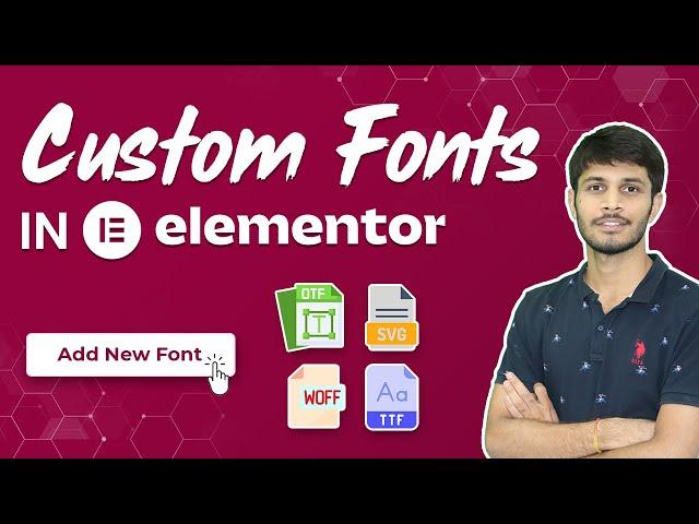 How To Add Custom Fonts In Elementor | WordPress Tutorial