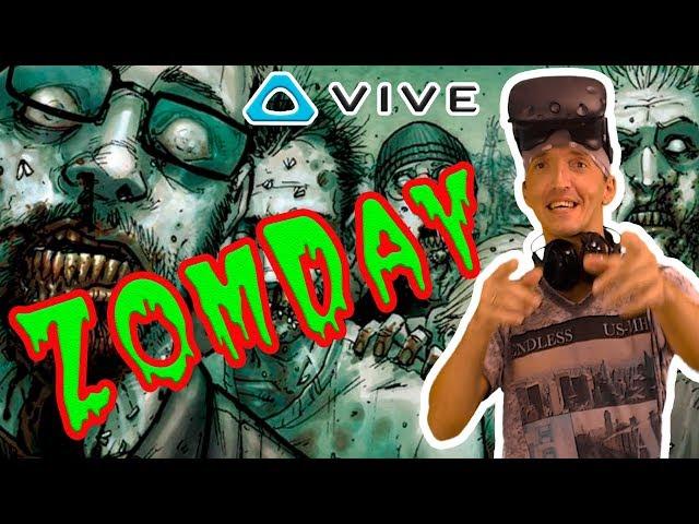 ЛУЧШИЙ ЗОМБИ ШУТЕР В ВИРТУАЛЬНОЙ РЕАЛЬНОСТИ игра ZomDay на HTC VIVE