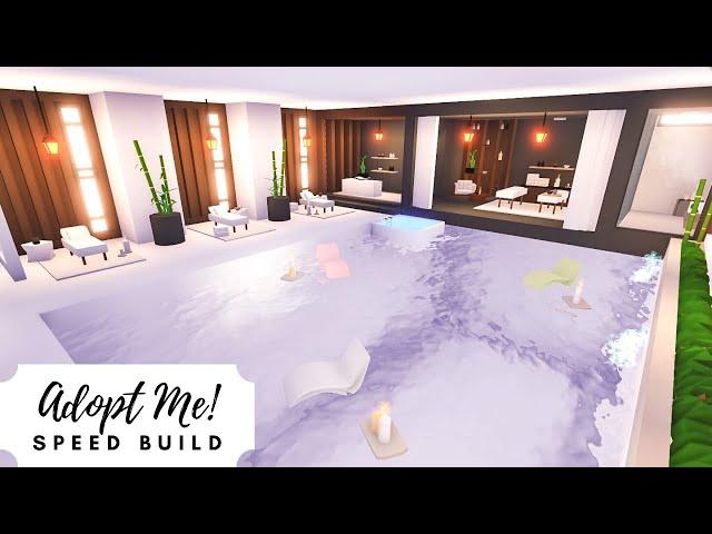 Luxury Apartment Pool + Spa Speed Build  Roblox Adopt Me!