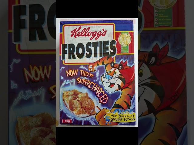 1997 Frosties Simpsons Squirt Rings #cereal