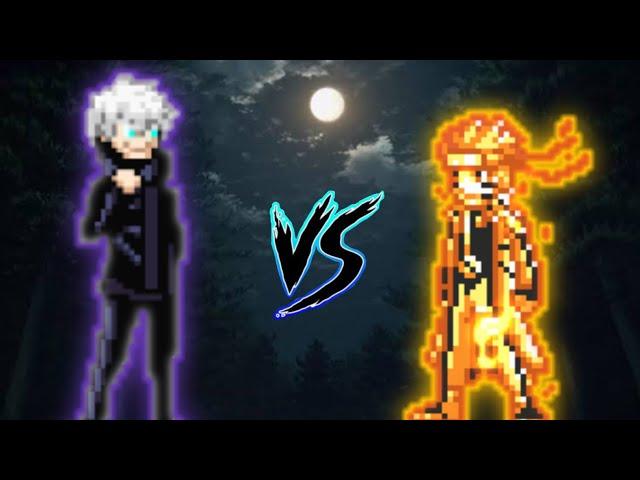 Gojo Satoru V7 VS Naruto OP (all form) in Jump Force Mugen 