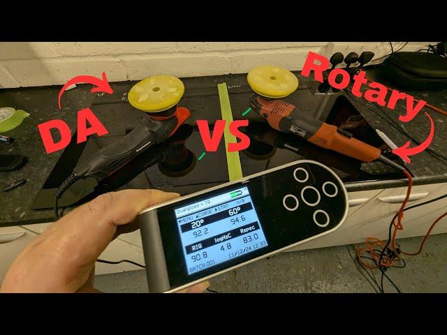 Rotary V Dual Action DA | What Machine Polisher Creates Highest Gloss and Least Haze?