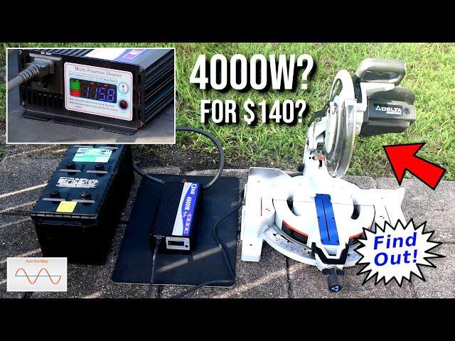 4000W Off-Grid PURE SINE WAVE Power Inverter? Let's Find Out!