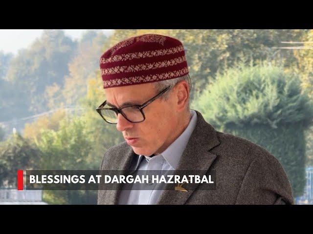 Srinagar: Ahead of Swearing-In, Omar Abdullah Seeks Blessings at Dargah Hazratbal