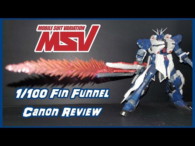 1/100 Fin Funnel Canon for MG Nu Gundam Ka. Review