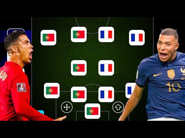 PORTUGAL X FRANCE!  BEST SPECIAL SQUAD BUILDER!! EFOOTBALL 2025 MOBILE