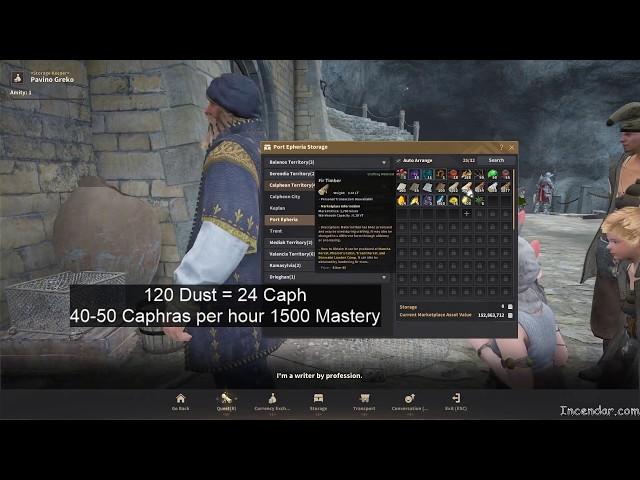 40-50 Caphras Stone Per Hour Gathering Crate Rotation 'C' 20x Timelapse BDO Black Desert Online