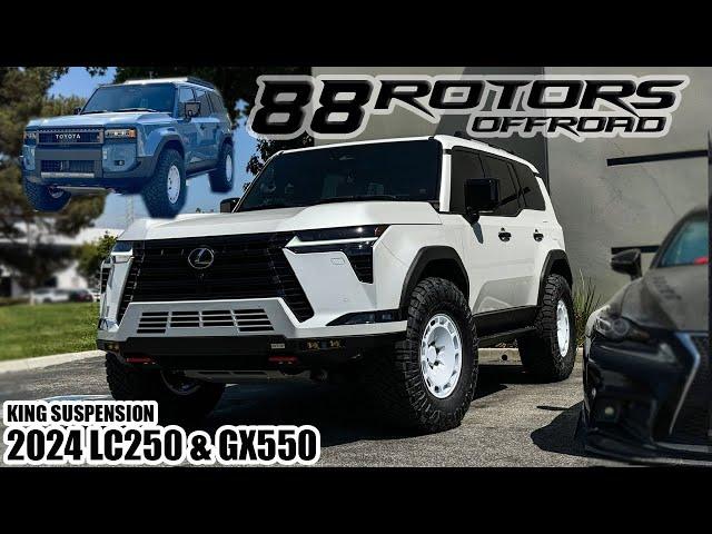 2024 Toyota Land Cruiser LC250 & Lexus GX550 King Shocks Suspension Lift!