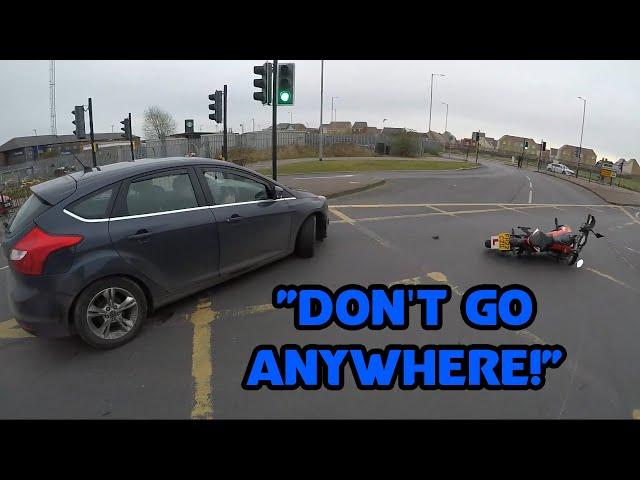 "Don't Go Anywhere!" UK Bikers VS Crazy, Stupid People and Bad Drivers #171