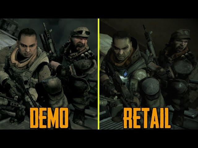 Killzone 2 E3 2007 Demo vs Retail PS3 Graphics Comparison