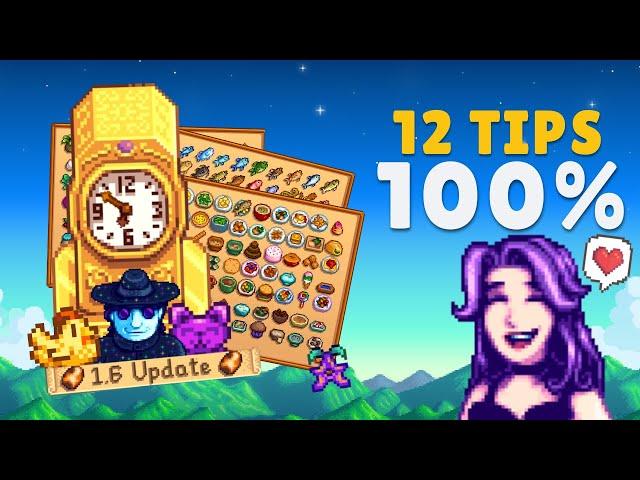 12 Tips I Learned From My First Perfection Run In Stardew Valley 1.6