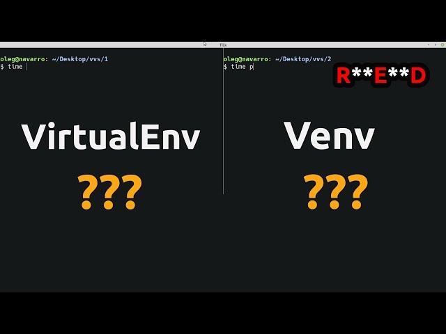 Python Virtualenv vs Venv - side by side comparison