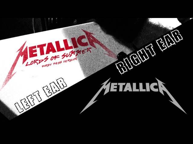 Metallica - Lords Of Summer Sound Comparison ("Garage Demo" vs "First Pass" Versions)