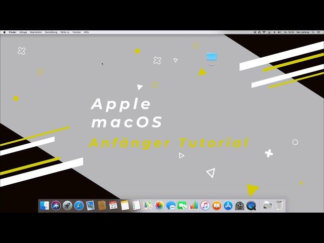 macOS Tutorial | Anfänger Basics | Deutsch (German)