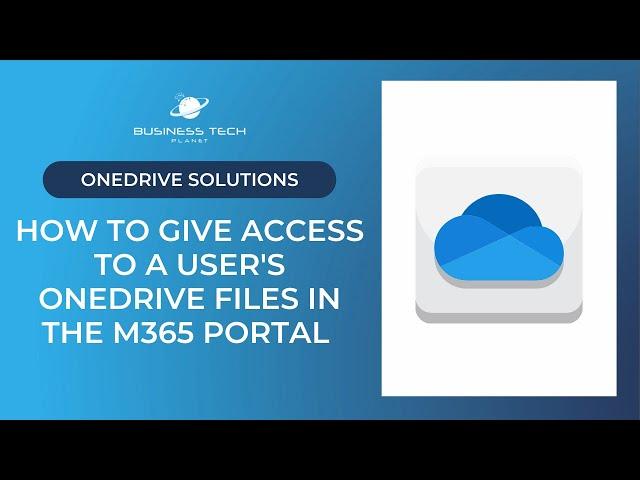 How to give OneDrive access to another user