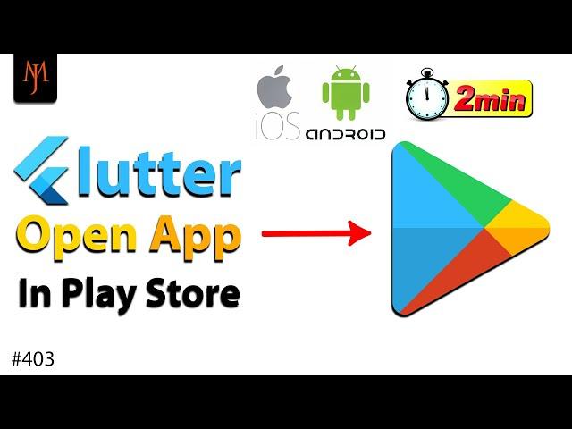 Flutter Tutorial - How To Open App In Play Store / App Store | Android & iOS