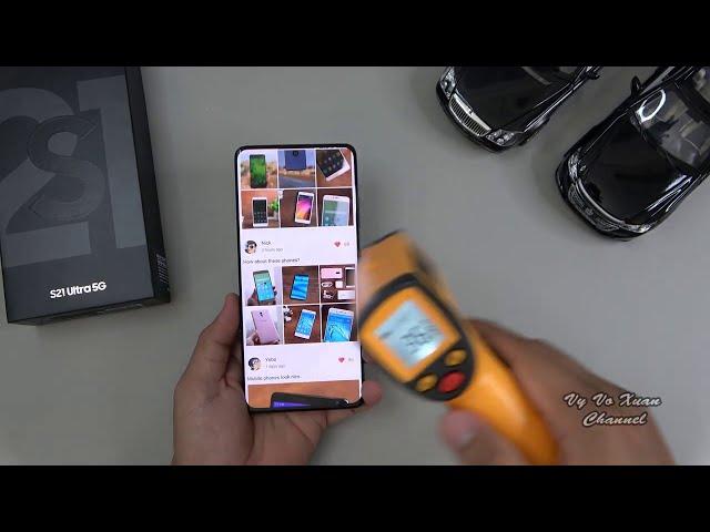 Samsung Galaxy S21 Ultra temperature test (Exynos 2100) and Antutu Benchmark score