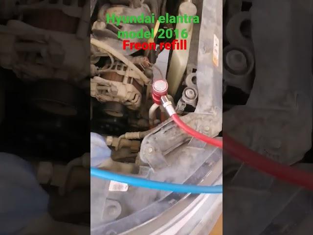 Hyundai elantra model 2016 freon refill#Petromin #trending2020 #hyundai #short