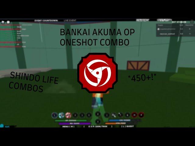 BANKAI AKUMA OP ONESHOT COMBO | Shindo Life