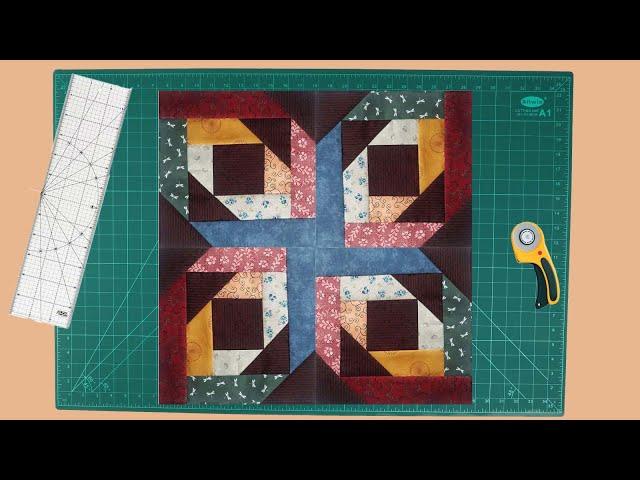 Quilting - Pineapple Blossom Block. Designs of Ready Quilts