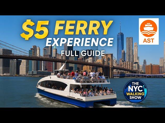How to Ride the NYC Ferry for $5 in New York City Best Views of Manhattan Full Tour & Tips