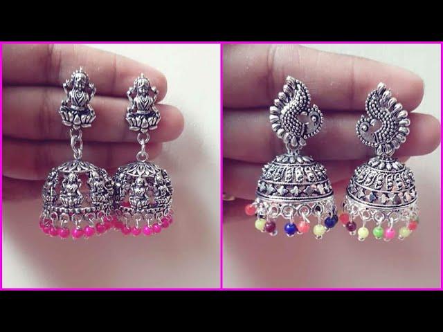 silver jhumkas with price || with price jumkas || buy online jhumkas