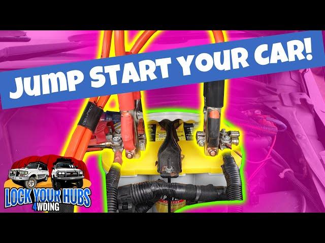 How to Jump Start your Car! The Safe Way.