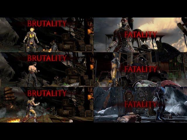 Mortal Kombat All Fatalities and Brutalities - MK Mobile Brutalities and Fatalities