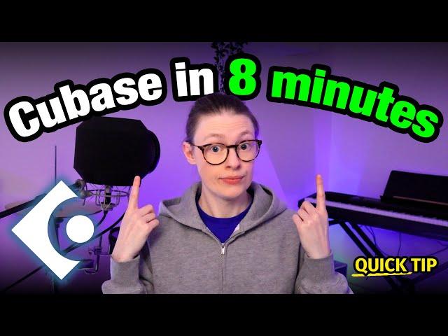 Learn Cubase in 8 Minutes | Beginner Guide