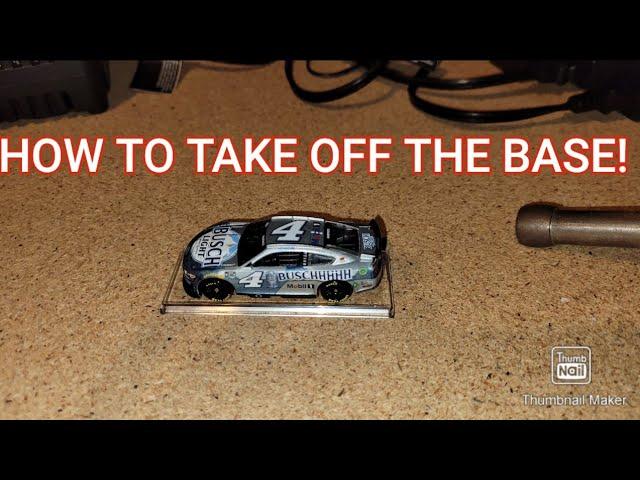 How to Remove the Base off of a 1:64 Scale NASCAR Diecast!