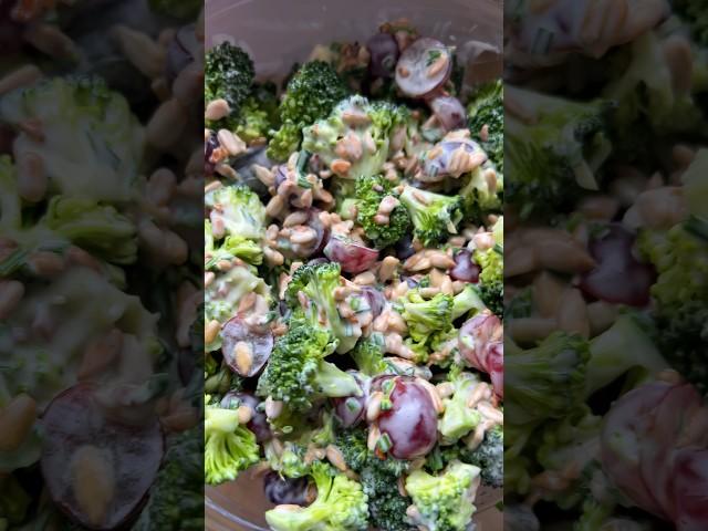 Salat # Brokkoli Salat # Frischer Salat mit Weintrauben # Салат # Брокколи # Виноград #