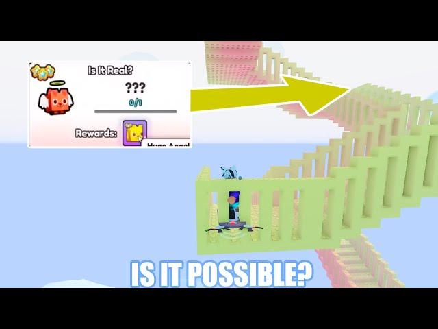 CLIMBING UNTIL I GET HUGE ANGEL DOG | PET SIMULATOR 99 HEAVEN STAIRCASE